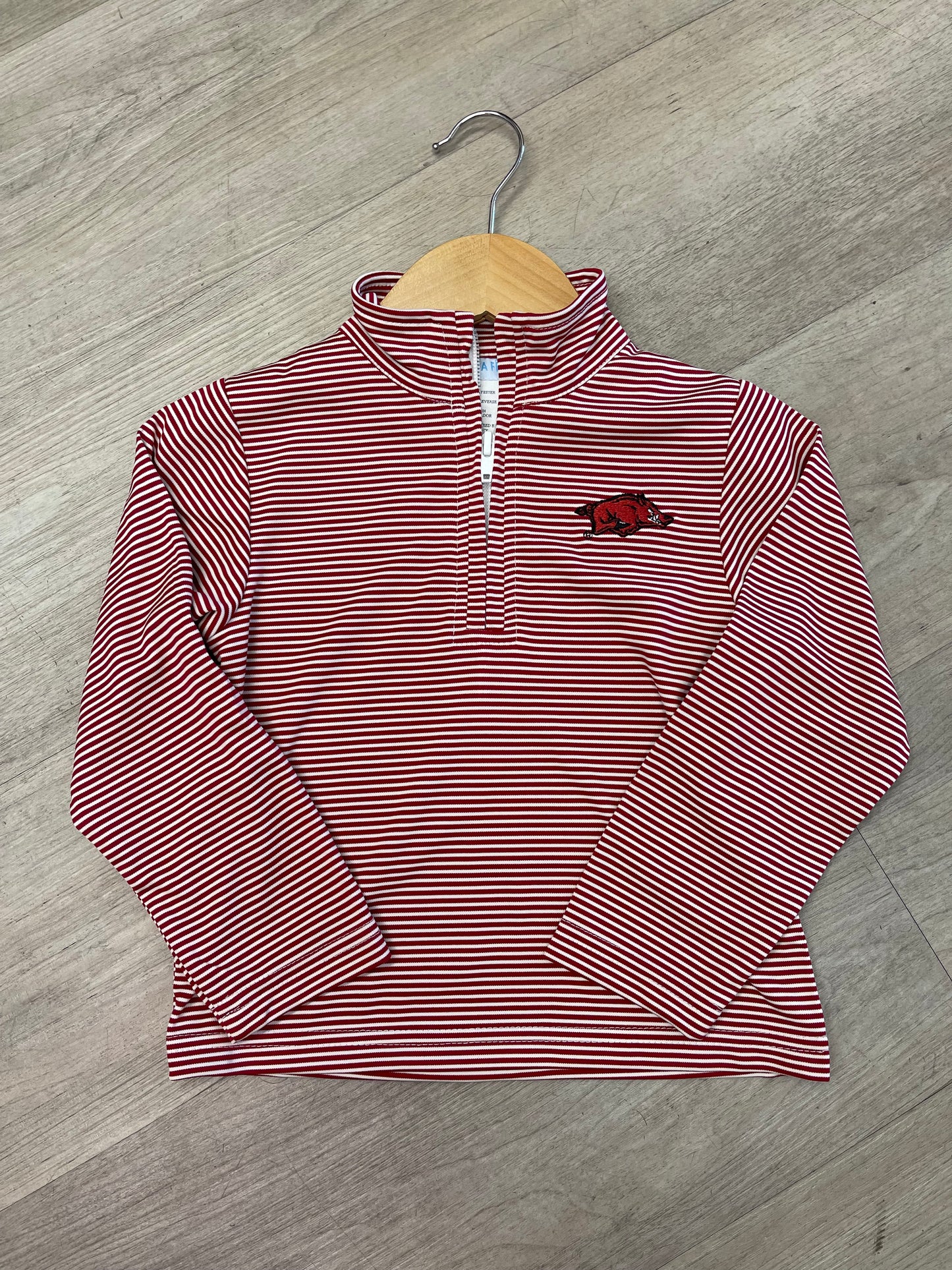 Razorback Stripe Quarter Zip