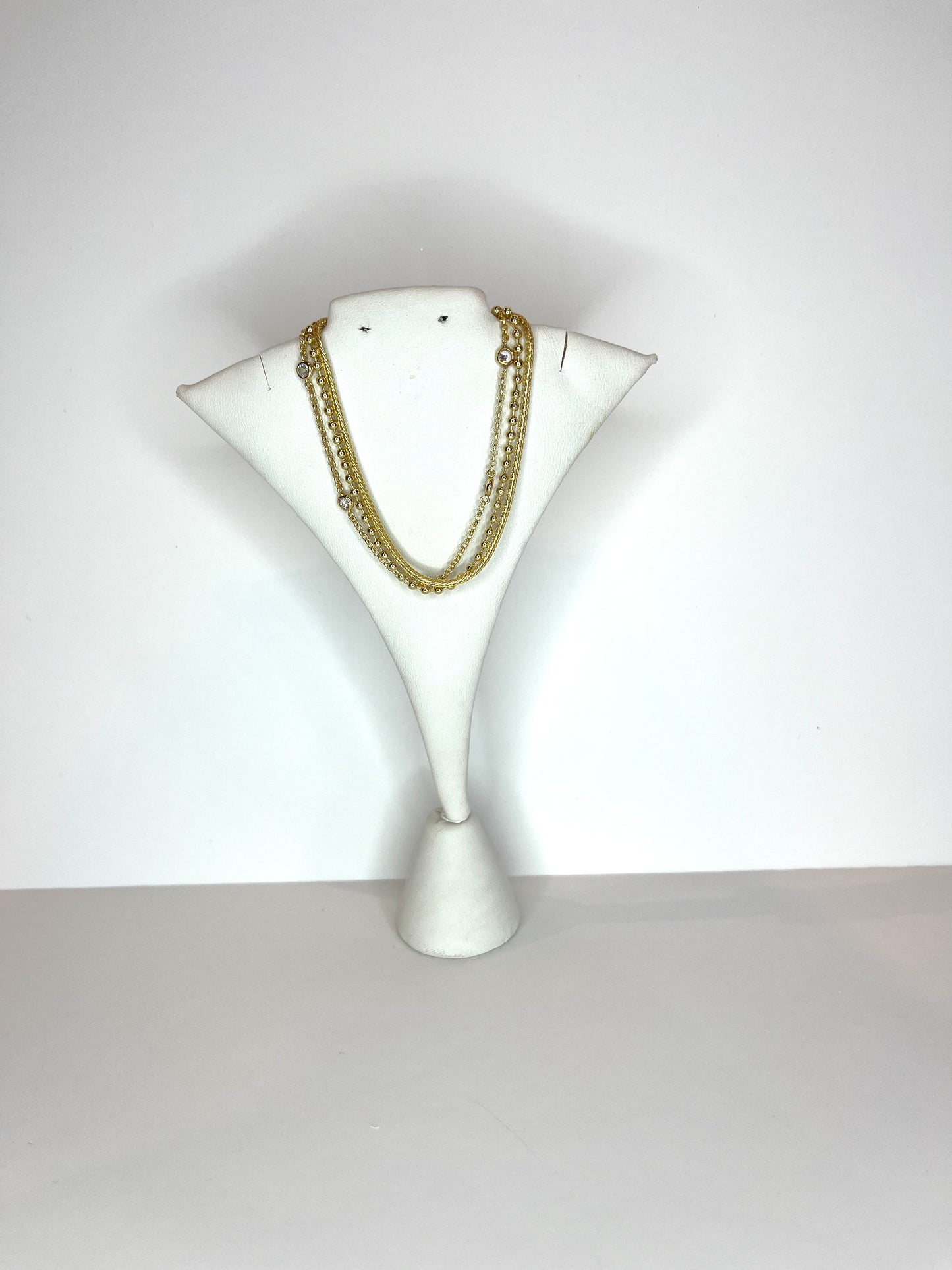Gold Stretch Gem Bracelet