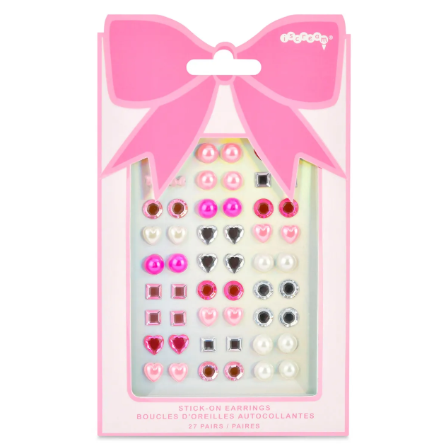 Bow Stick On Earrings