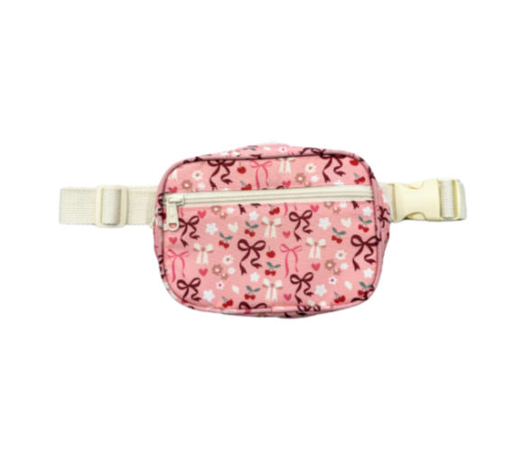 Cherry Bow Belt Bag