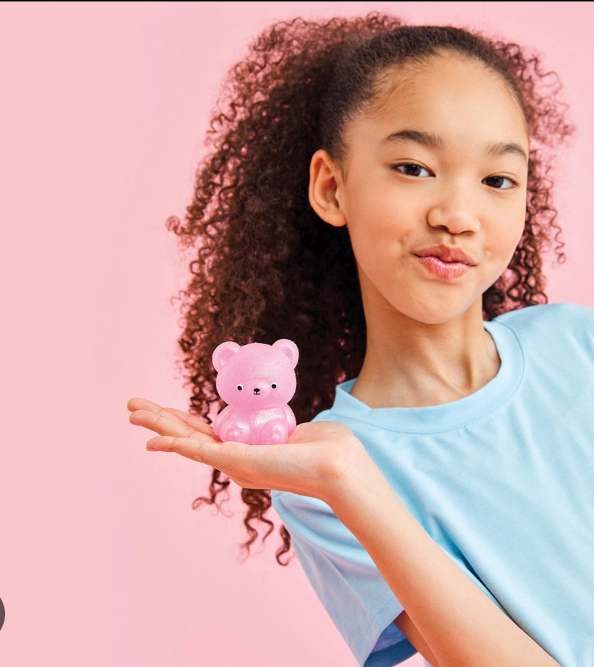 Beary Pink Squeeze Toy
