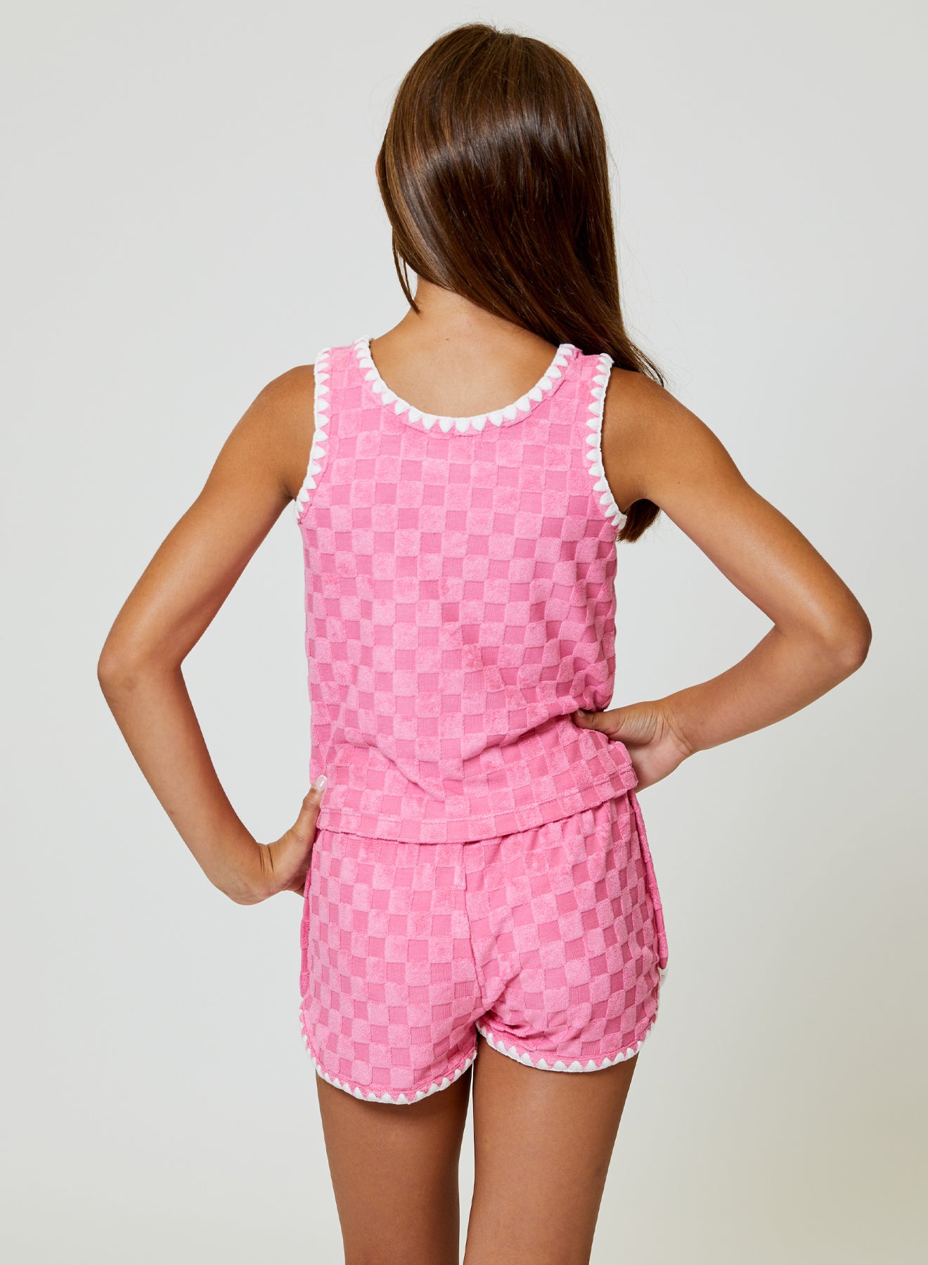 Pink Checker Shorts