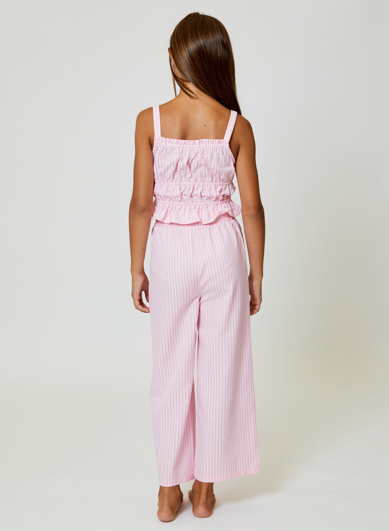 Pink Rouched Tank