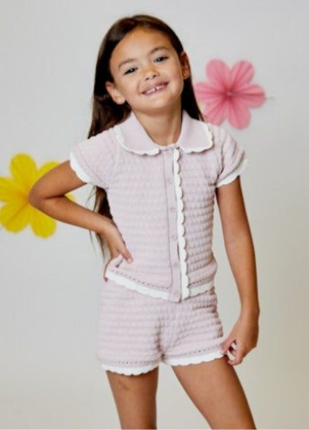 Hippie Rose Scalloped Top
