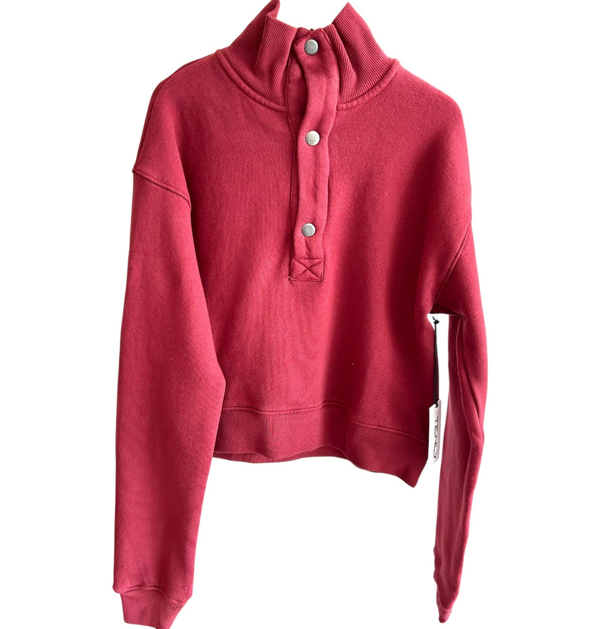 Cherry Fleece Snap Henly