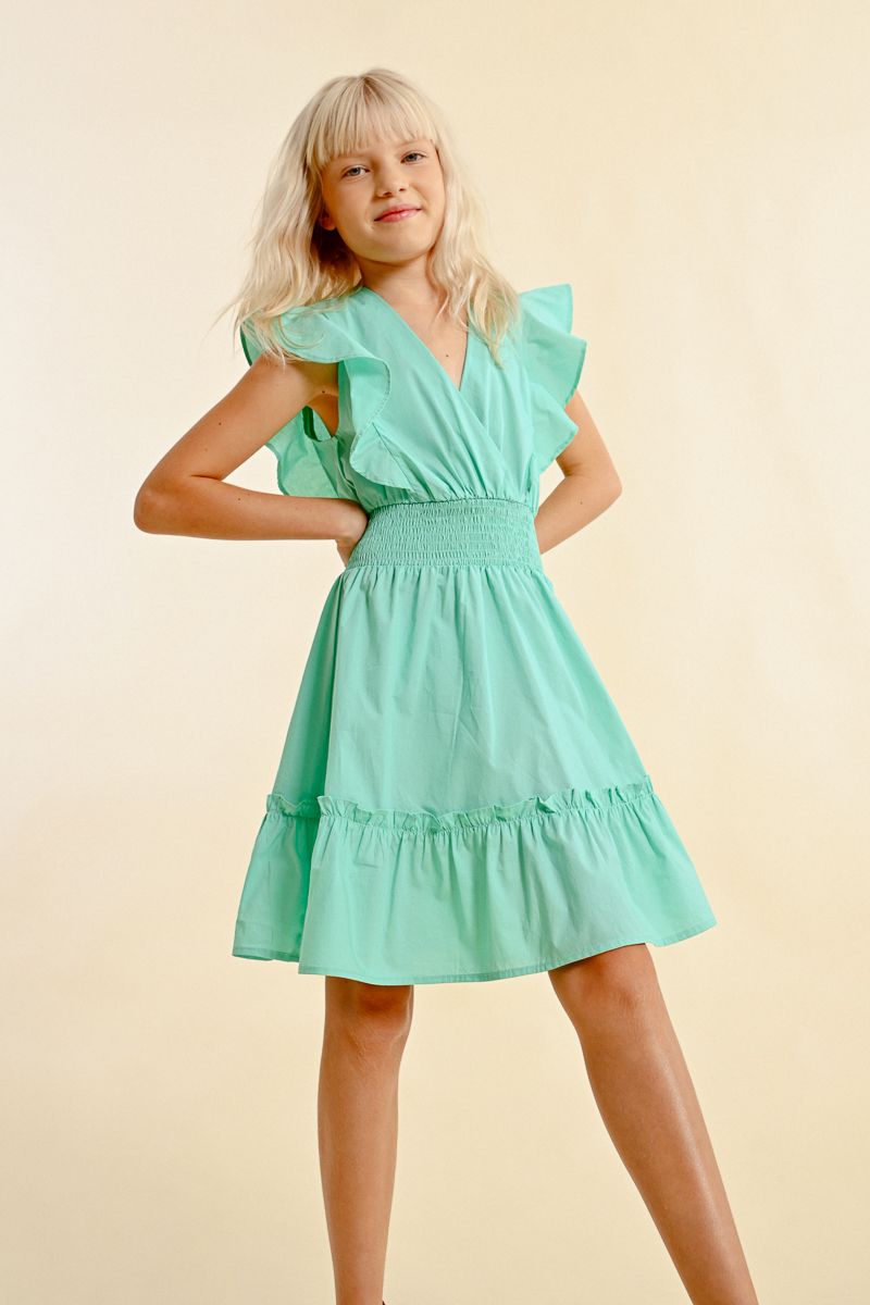 Mint Ruffle Sundress