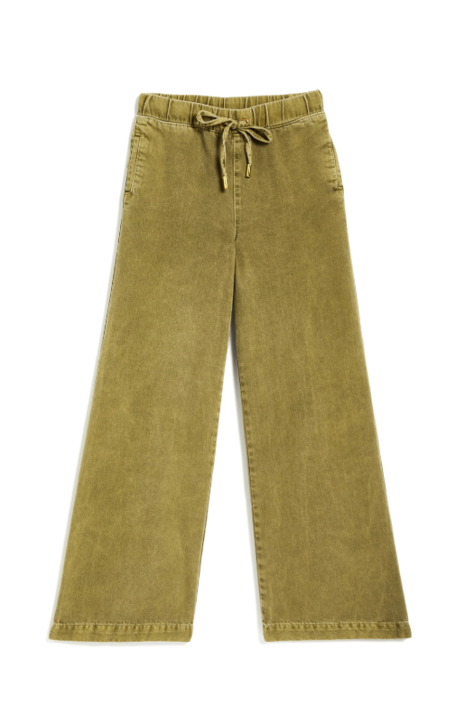 Olive Wide Leg Lounge Pant