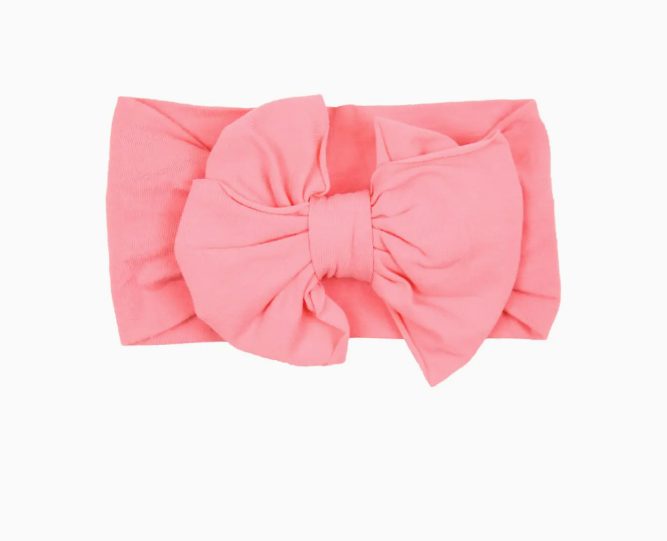 Bubblegum Pink Bow Headband