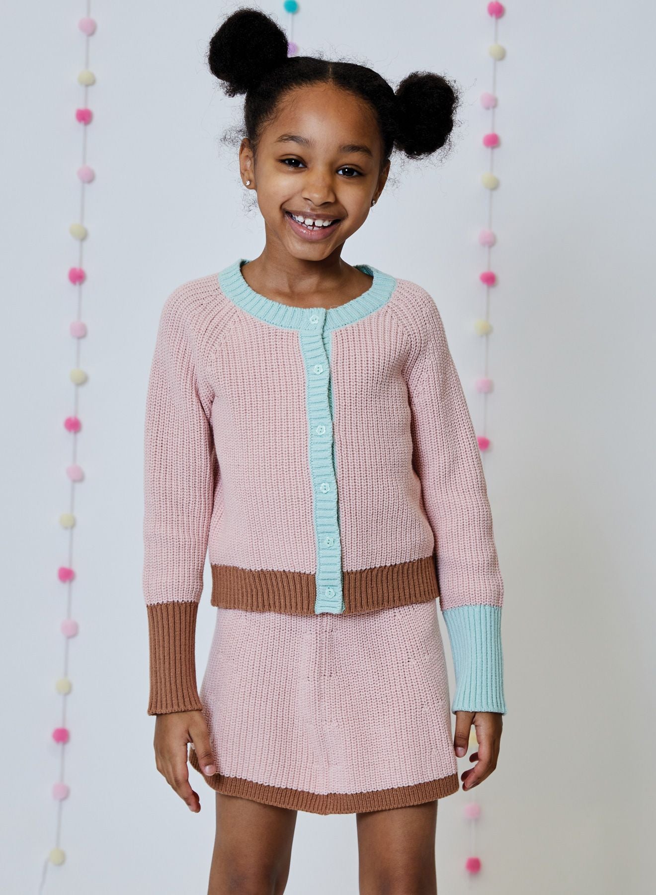 Peach Colorblock Set