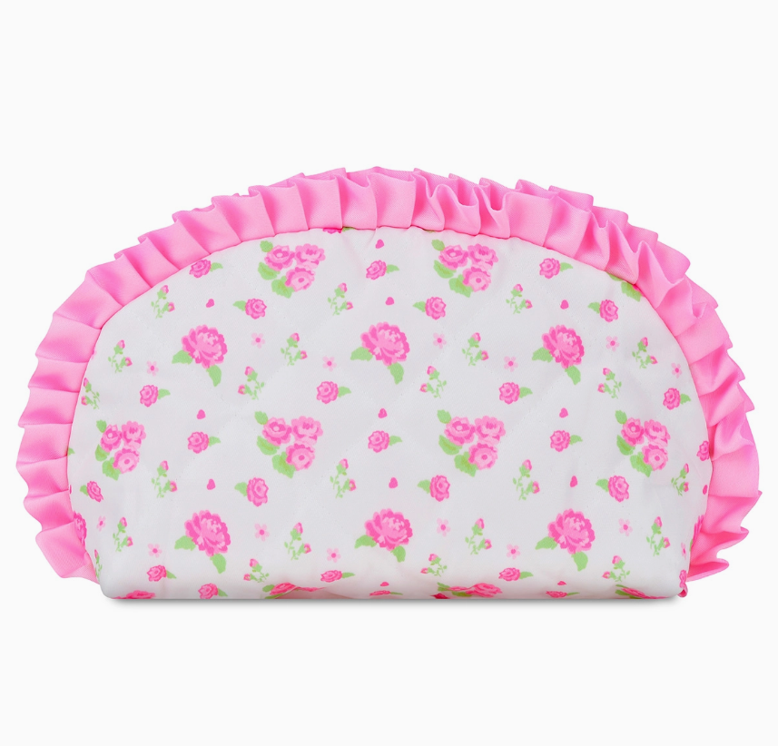 Pretty In Pink Oval Cosmetic Bag