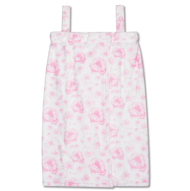 Pretty Pink Toile Spa Wrap