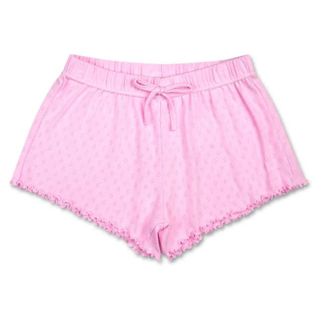 Pink Pointelle Pajama Set
