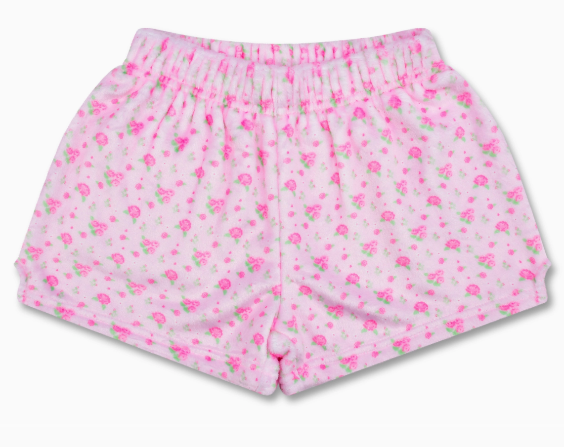 Pretty In Pink Plush Shorts
