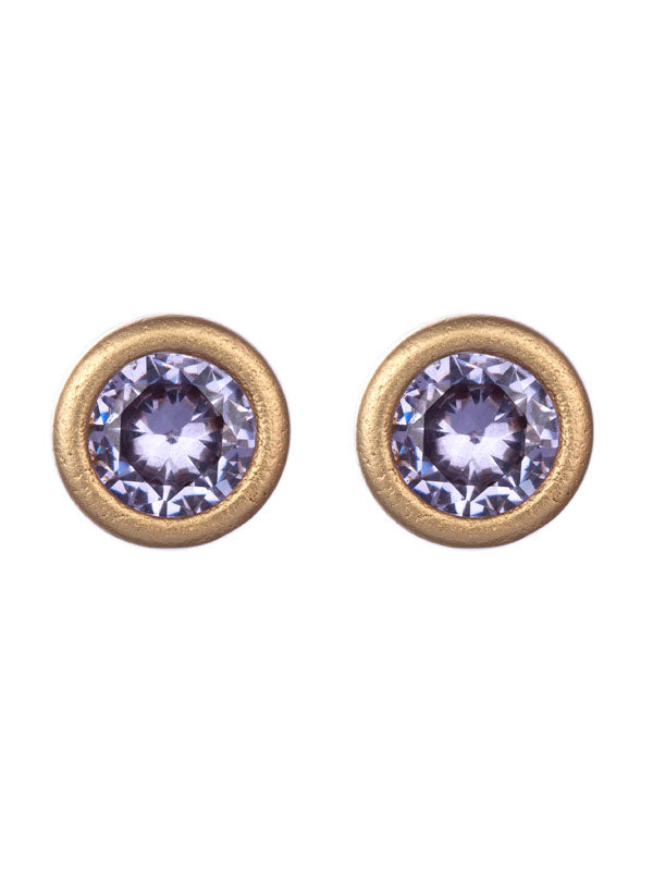 Birthstone Stud Earrings