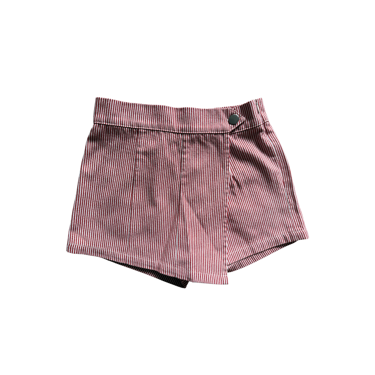 Red & White Pin Stripe Skort