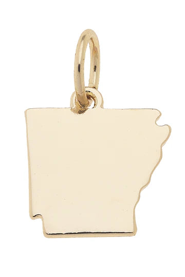 Arkansas Shape Charm