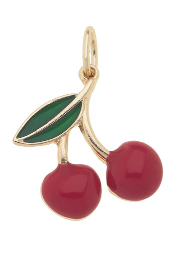 3D Cherries Charm