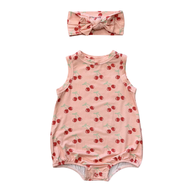 Cherry Bubble Bodysuit Set