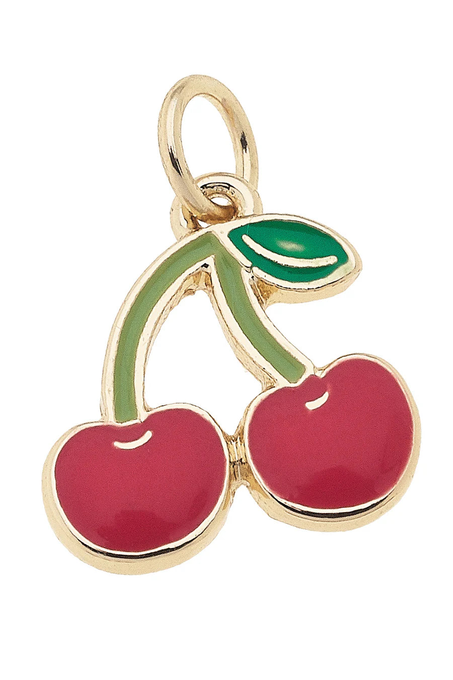 Enamel Cherries Charm