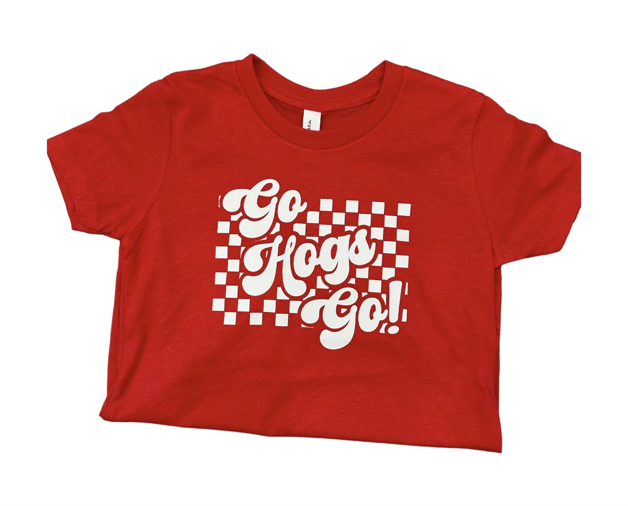 Red Checkered Go Hogs Go
