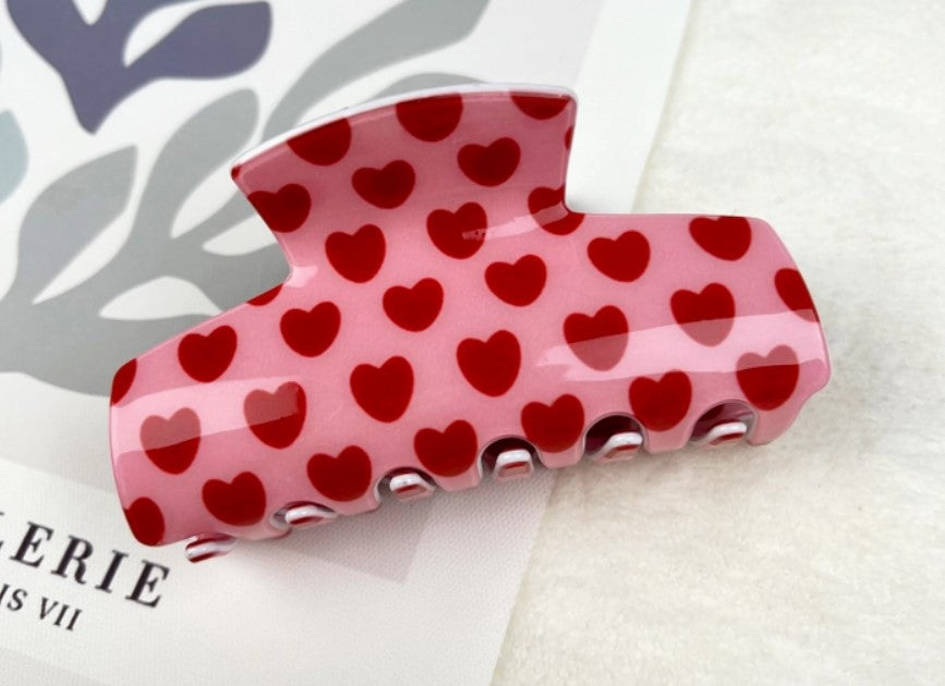 Valentine's Hair Claw