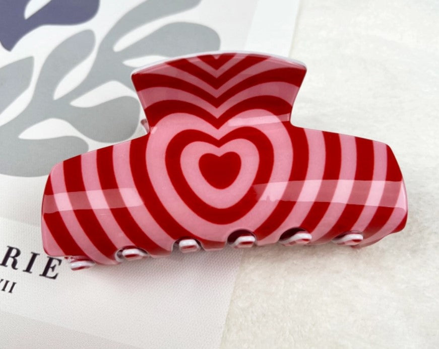 Valentine's Hair Claw