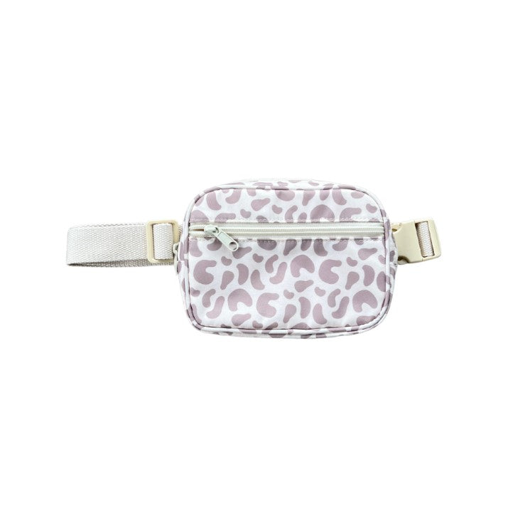 Lilac Leopard Mini Belt Bag