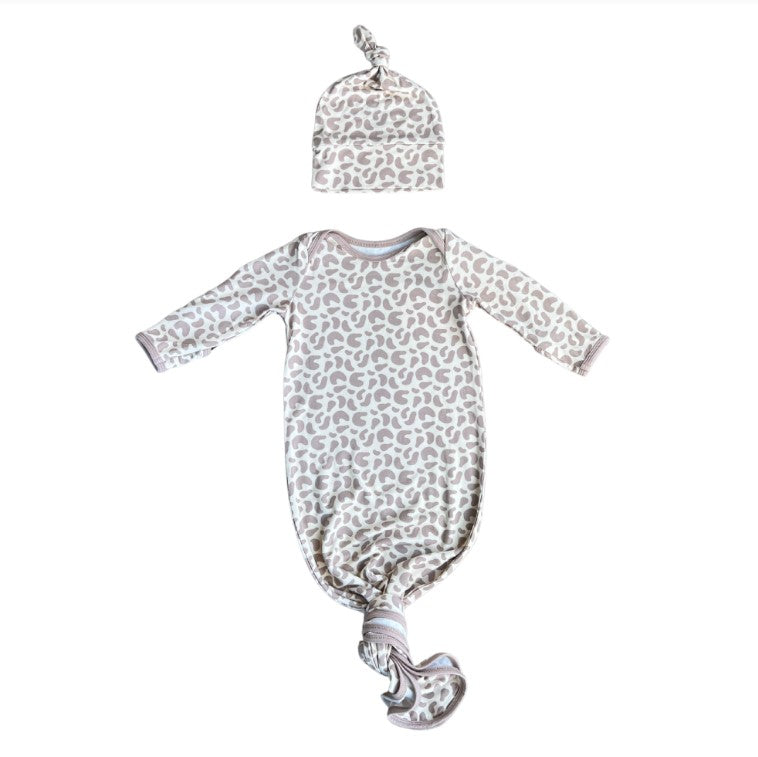 Lilac Leopard Knotted Sleeper