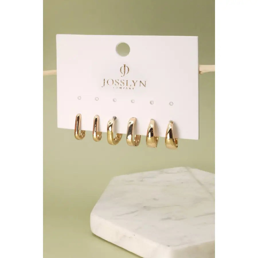 Mini Trio Hoop Earring Sets