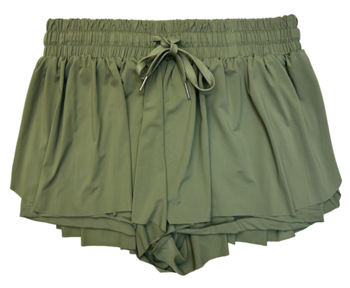 Olive Fly Away Shorts