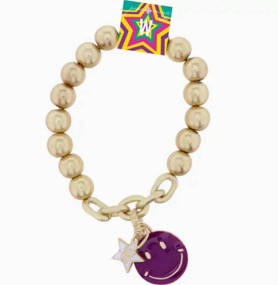Smile Face Charm Bracelet