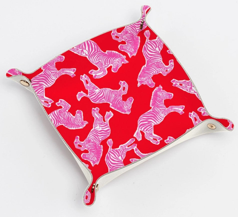 Red Zebra Trinket Tray
