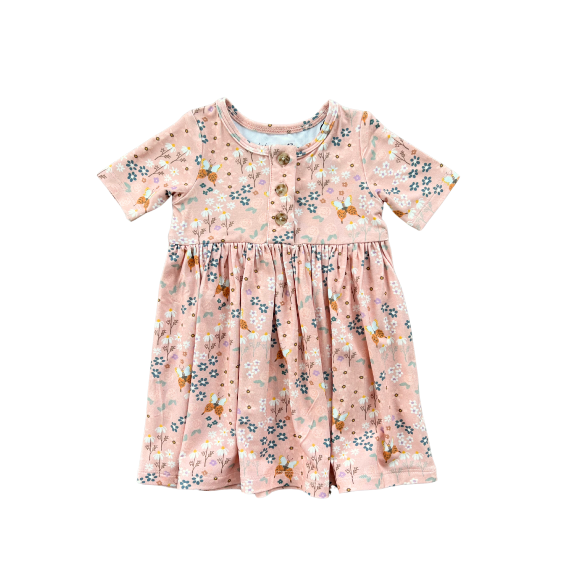 Short Sleeve Henley Dress