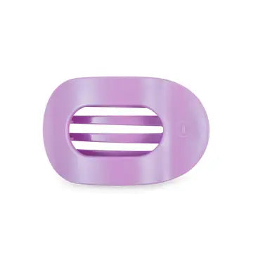 Round Flat Hair Clip in Sparkle