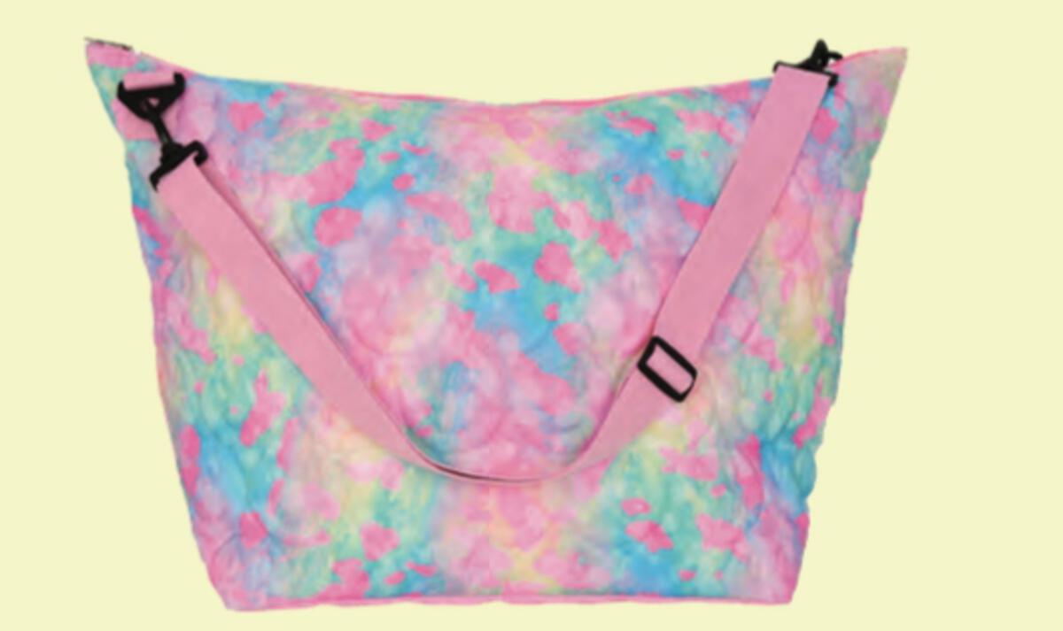 Happy Tie Dye Weekender Bag