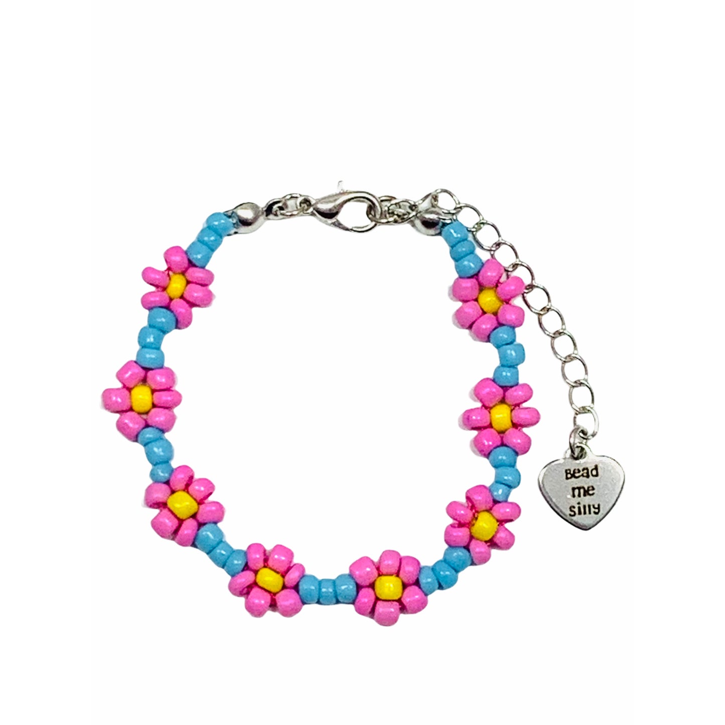 Flower Beaded Bracelet