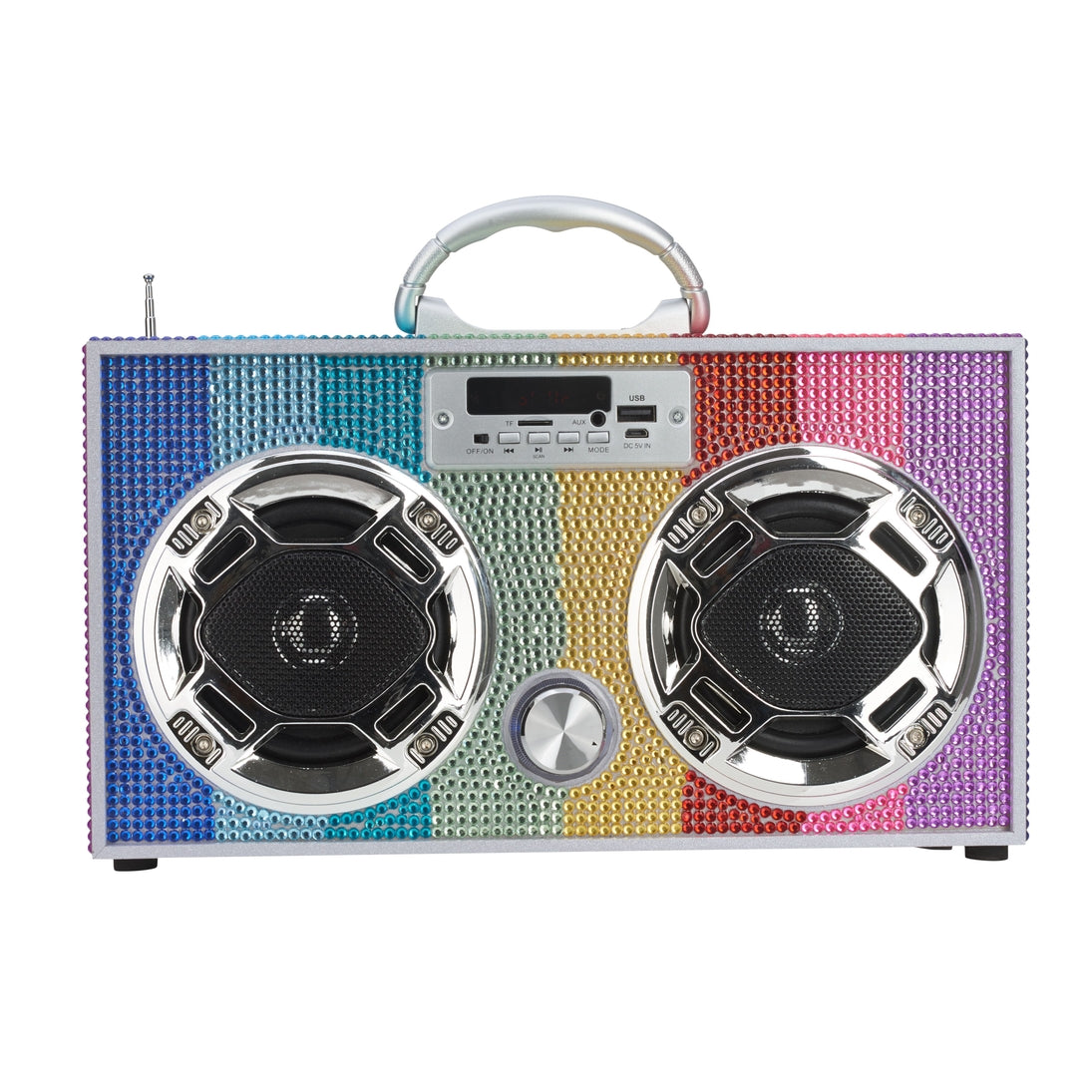Rainbow Bling Boombox