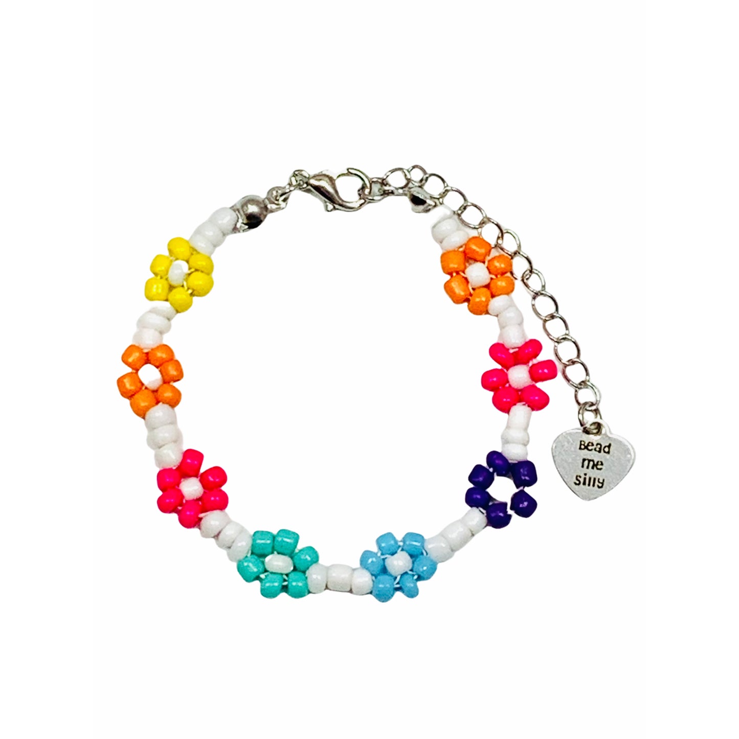 Flower Beaded Bracelet
