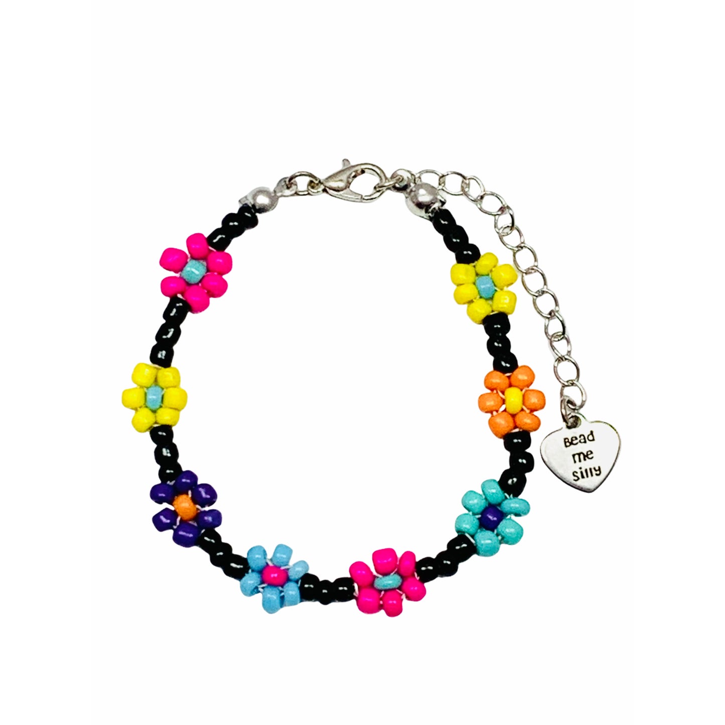 Flower Beaded Bracelet