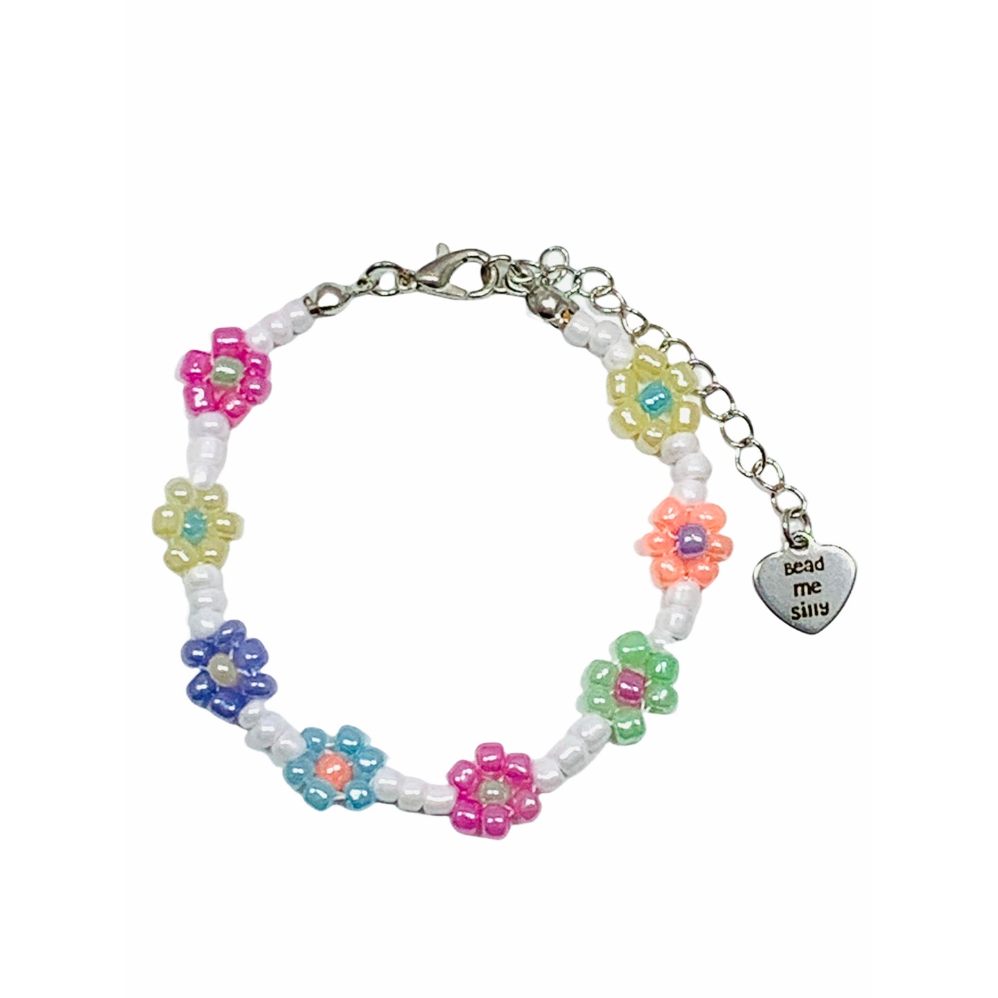 Flower Beaded Bracelet