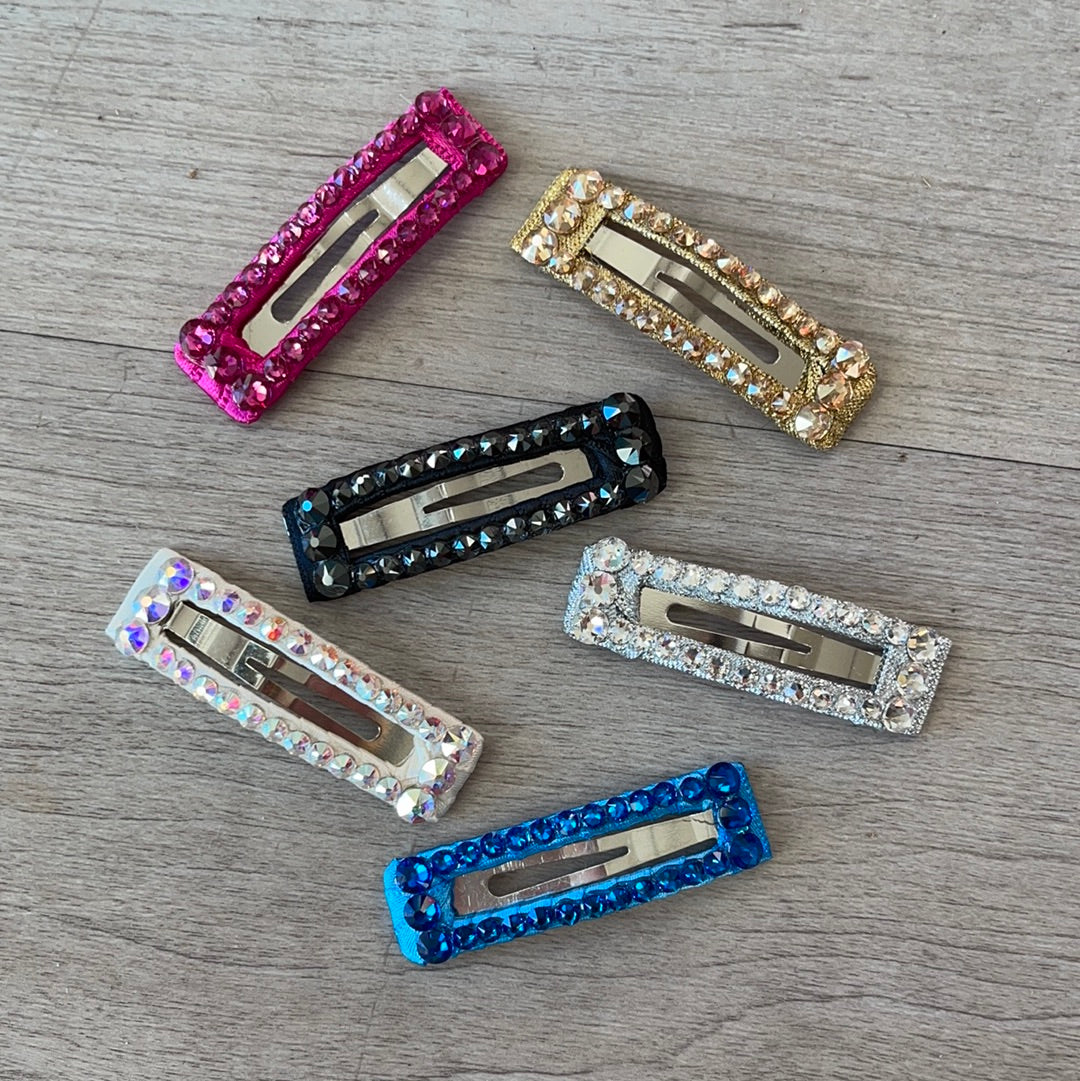Jeweled Swarovski Barrettes
