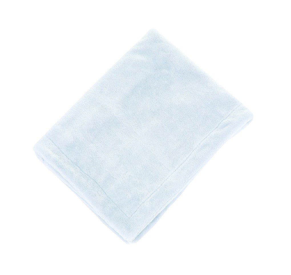 Blue Soft Fur Blanket