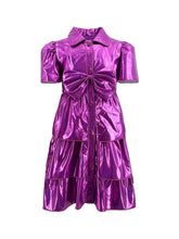Load image into Gallery viewer, Iridescent Pink Bow Dress
