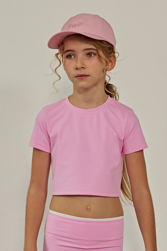 Pink Airsoft Crop Short Sleeve