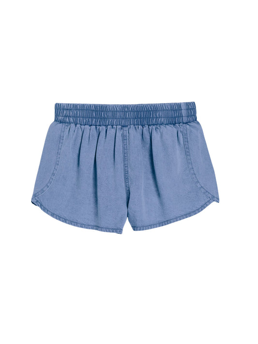 Dolphin Hem Pull On Shorts