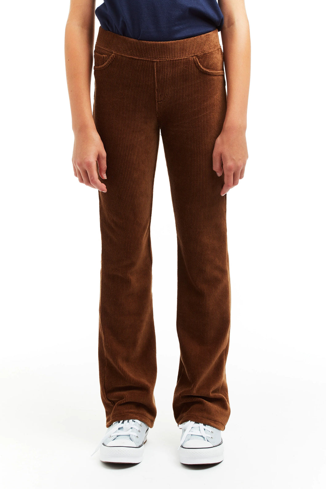 Knit Corduroy Flare - Brown