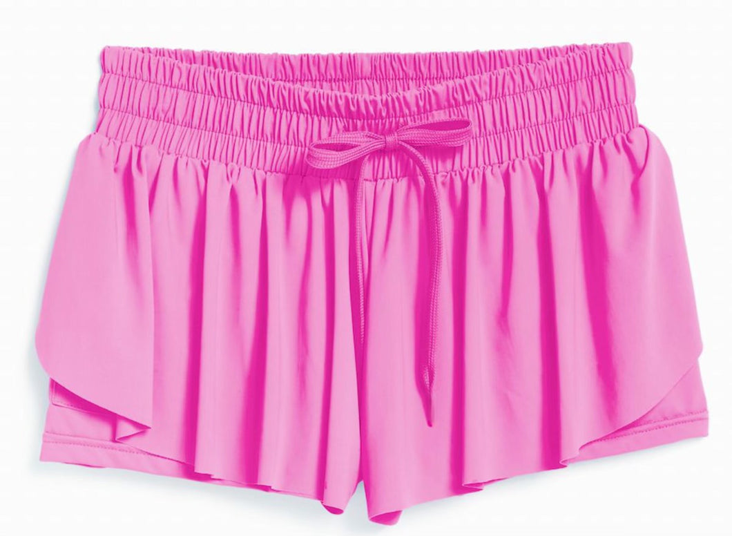 Bubble Gum Fly Away Shorts