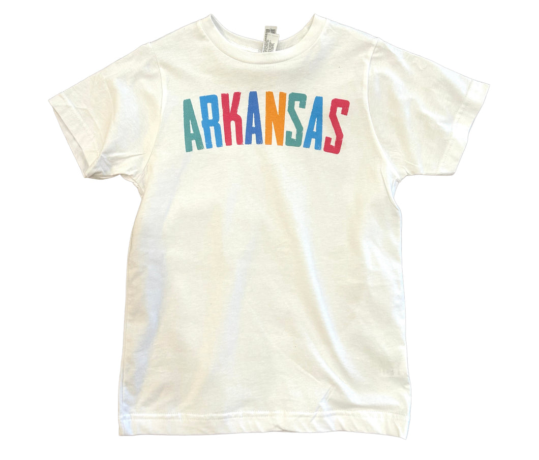 Arkansas White T-Shirt