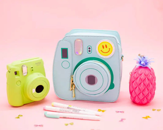 Camera Handbag Minty Blue