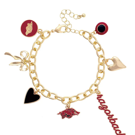 Arkansas Charm Bracelet